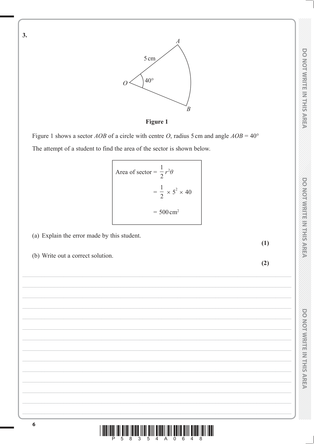 Question paper page 1